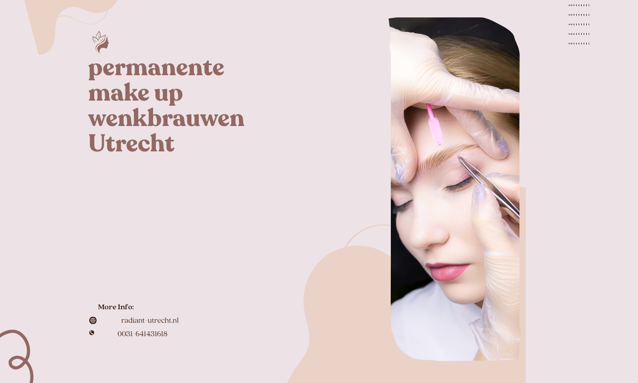 Permanente Make-up Wenkbrauwen in Utrecht