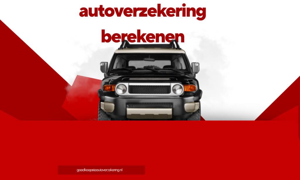 autoverzekering berekenen