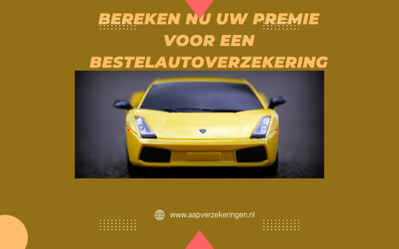 Bereken nu uw premie voor een bestelautoverzekering en houd uw bedrijf altijd onderweg