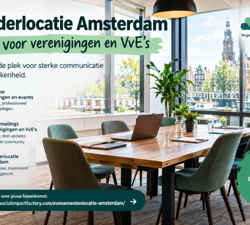 Vergaderlocatie Amsterdam voor verenigingen en VvE’s: maak van elke mailing een succesvolle uitnodiging