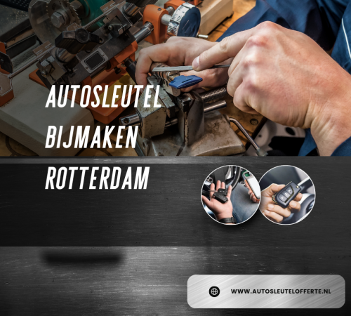 Autosleutel bijmaken Rotterdam: voorkom stress en blijf mobiel
